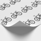 トライアスロンのロードバイクTシャツ自転車ライダーギフトサイクル ラッピングペーパー (角)