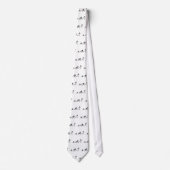 トライアスロンの棒の姿 ネクタイ (正面)