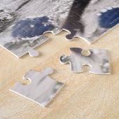 トライアスロンの水泳レッグで競う選手。 ジグソーパズル (側面)