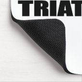 トライアスロンの泳ぐ人、サイクラー、ランナーへの愛 マウスパッド (コーナー)