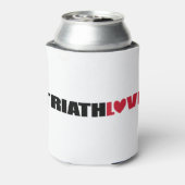 トライアスロンの泳ぐ人、サイクラー、ランナーへの愛 缶クーラー (缶裏面)