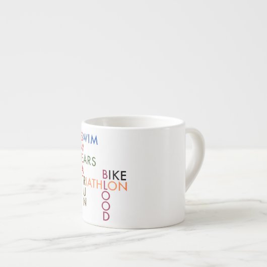 トライアスロンの血の汗および破損 エスプレッソカップ (正面右)