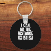 トライアスロンの距離を移動できる キーホルダー (正面)