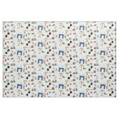 トライアスロンは生地を落書きします ファブリック (ファットクウォーター)