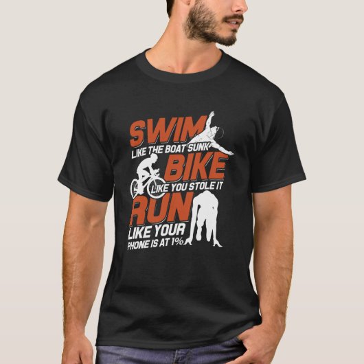 トライアスロンアスリートズスーツDuathlon R Tシャツ (正面)