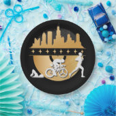 トライアスロンアーバン&ライフスタイル ペーパープレート (パーティー)