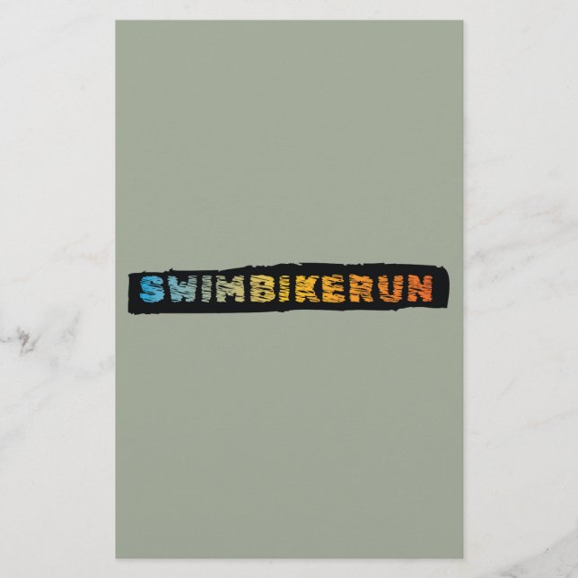 トライアスロンカッコいいデザイン (正面)