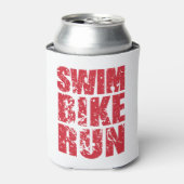 トライアスロンカッコいいデザイン 缶クーラー (缶正面)