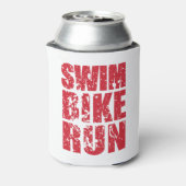 トライアスロンカッコいいデザイン 缶クーラー (缶裏面)