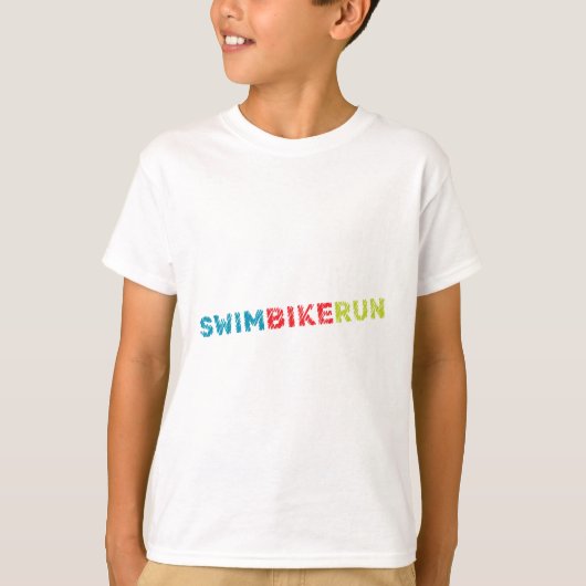 トライアスロンカッコいいデザイン Tシャツ (正面)