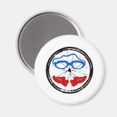 トライアスロンカッコいいロ芸術的ゴ マグネット (正面/裏面)