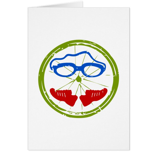 トライアスロンカッコいい芸術的デザイン (正面)