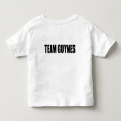 トライアスロンジェームス-チームGuynes トドラーTシャツ (裏面)