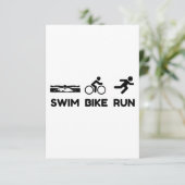 トライアスロンスイムバイ走 サンキューカード (スタンド正面)