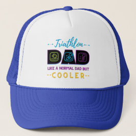 トライアスロンパパ、通常のパパのように キャップ