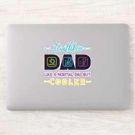 トライアスロンパパ、通常のパパのように シール