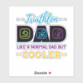 トライアスロンパパ、通常のパパのように シール (シート)