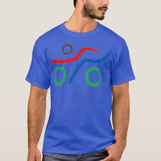 トライアスロンユニークロゴ Tシャツ