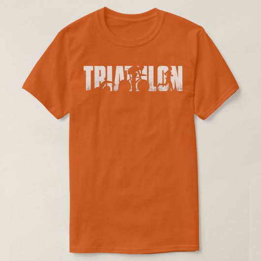 トライアスロンランニングス競技 Tシャツ (デザイン正面)