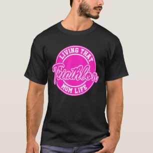 トライアスロンランニングモードオンサイクリングトライアスル Tシャツ