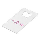 トライアスロンロゴ クレジットカード栓抜き (正面アングル)