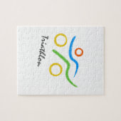 トライアスロンロゴ ジグソーパズル (横)