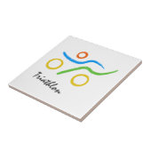 トライアスロンロゴ タイル (側面)