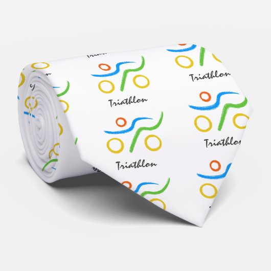 トライアスロンロゴ ネクタイ (ロール)