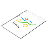 トライアスロンロゴ ノートブック (左側)