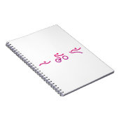 トライアスロンロゴ ノートブック (右側)