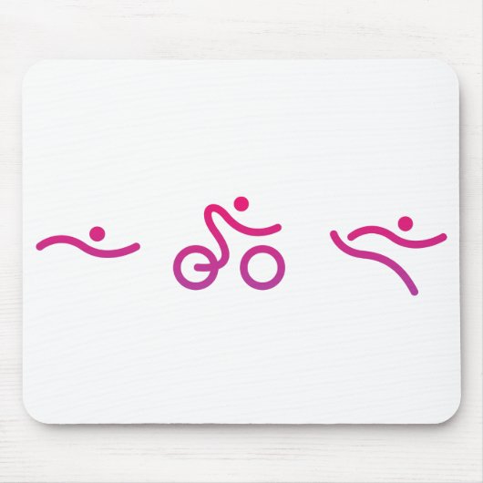 トライアスロンロゴ マウスパッド (正面)