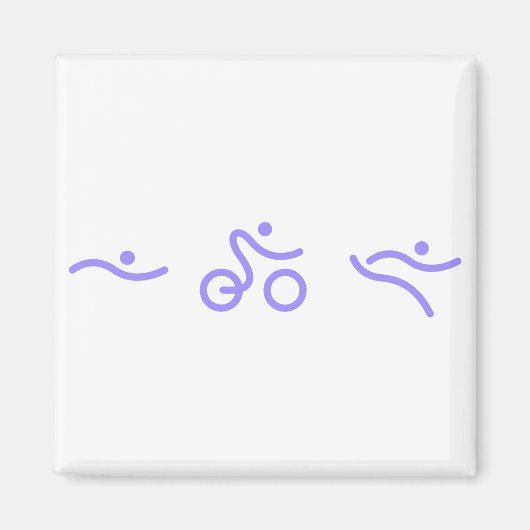 トライアスロンロゴ マグネット (正面)