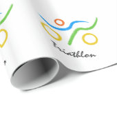 トライアスロンロゴ ラッピングペーパー (ロールコーナー)