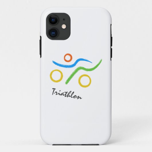 トライアスロンロゴ Case-Mate iPhoneケース (裏面)