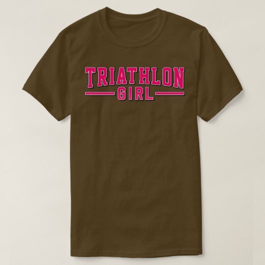 トライアスロン女子1 Tシャツ (デザイン正面)