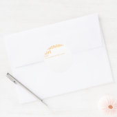 トライアスロン女子 – トライアスロン ラウンドシール (封筒)