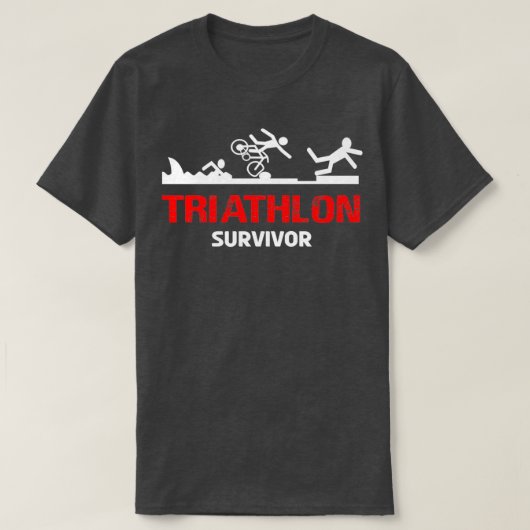 トライアスロン生存者2 Tシャツ (デザイン正面)