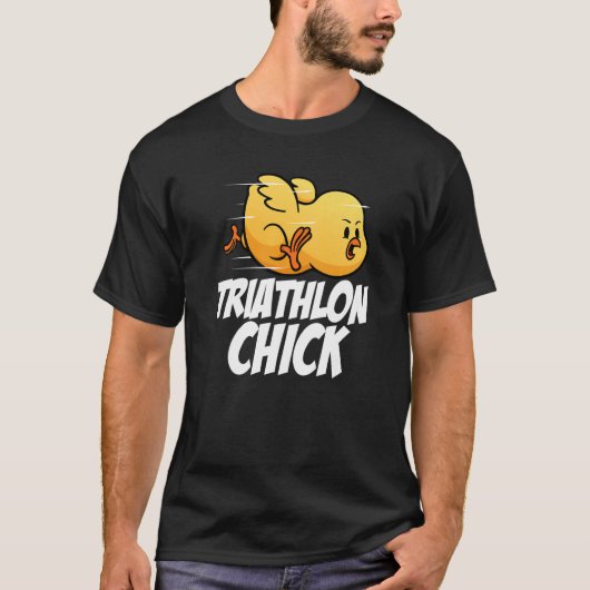 トライアスロン走クバイクスイストライアスロン Tシャツ (正面)