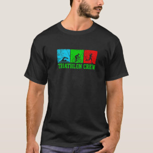 トライアスロン走クルーバイクスイストライアスロン Tシャツ