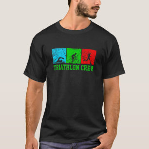 トライアスロン走クルーバイクスイストライアスロン Tシャツ