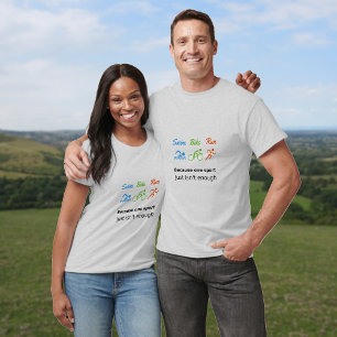 トライアスロン走スバイクスポーツ引用文 Tシャツ