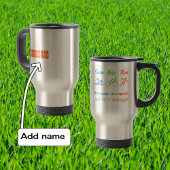 トライアスロン走ス引用文パーソナライズされたスポーツ トラベルマグ