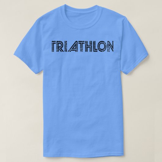 トライアスロン選手28 Tシャツ (デザイン正面)