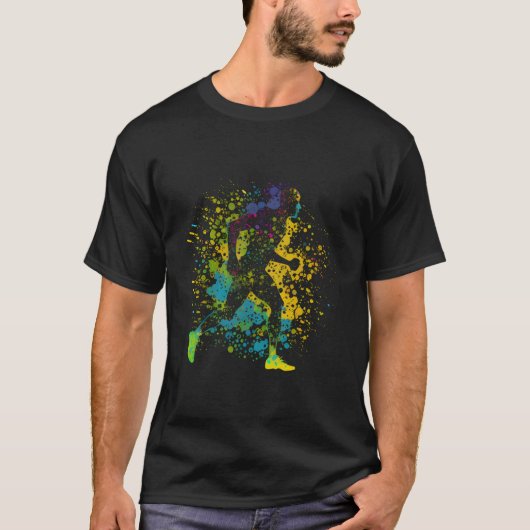 トライアスロン選手 Tシャツ (正面)