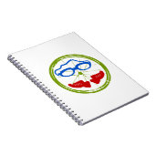 トライアスロン顔 ノートブック (右側)