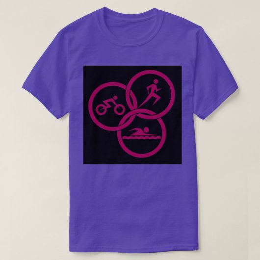 トライアスロン1の Tシャツ (デザイン正面)