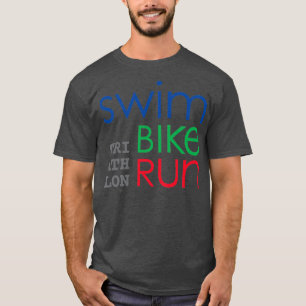 トライアスロン1スイッ走ク(ライトサーフェス) Tシャツ