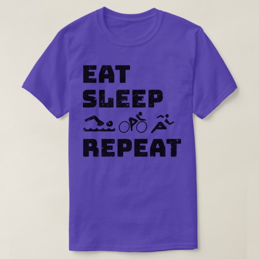 トライアスロン1 Tシャツ (デザイン正面)