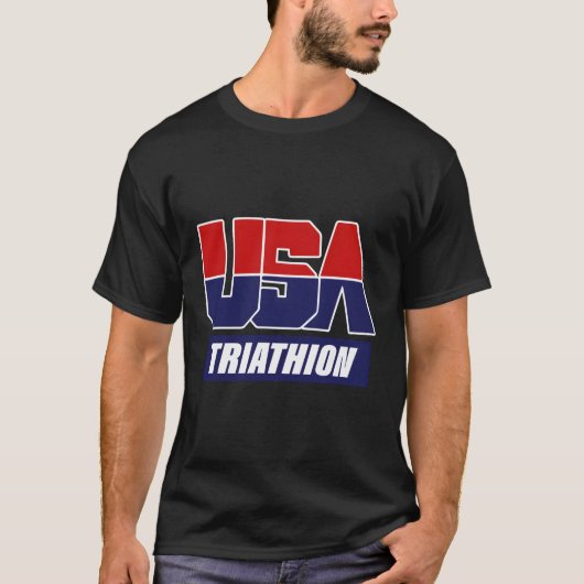 トライアスロン2021米国チーム Tシャツ (正面)