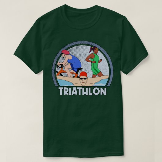 トライアスロン5 Tシャツ (デザイン正面)